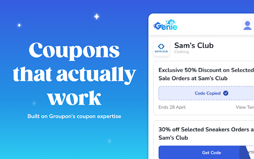 Genie by Groupon screenshot