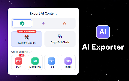 AI Exporter screenshot