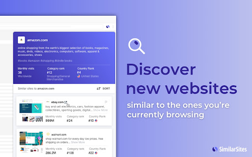 Similar Sites - Discover Related Websites screenshot