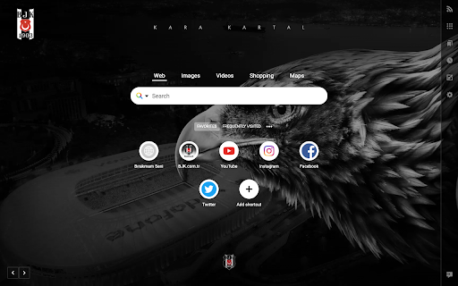 Beşiktaş JK Anasayfa screenshot