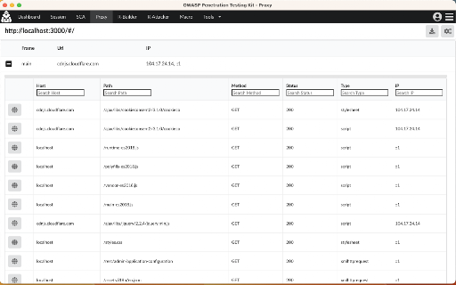 OWASP Penetration Testing Kit screenshot