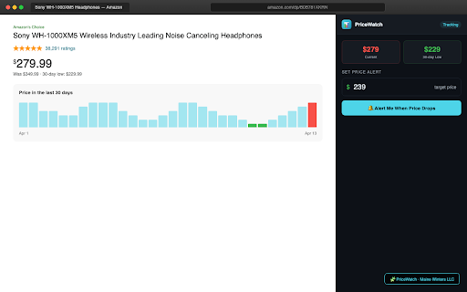 PriceWatch - Price Tracker & Coupon Finder screenshot