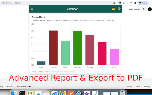chatChart - Statistics for WA Chats screenshot