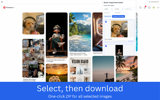 Quick Image Downloader – Bulk & Filter Images screenshot