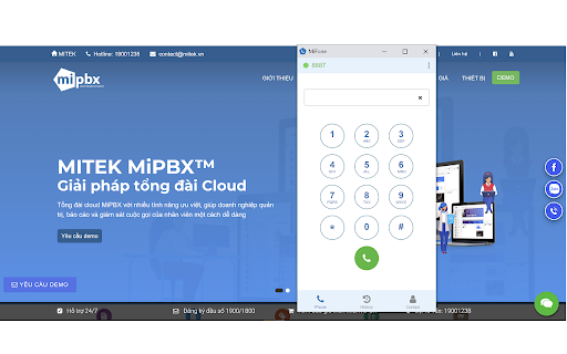 MiFone MITEK screenshot