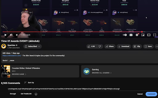 Sparkles Giveaway screenshot