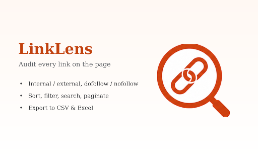 LinkLens — Link Checker & SEO Audit screenshot