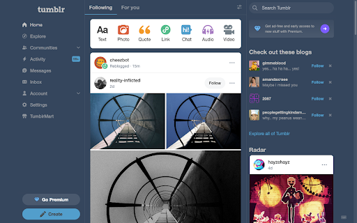 Palettes for Tumblr screenshot