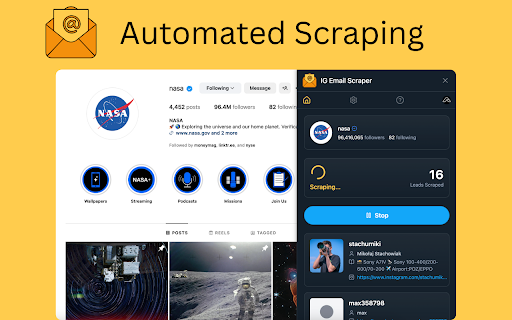 Email Scraper for Ins screenshot