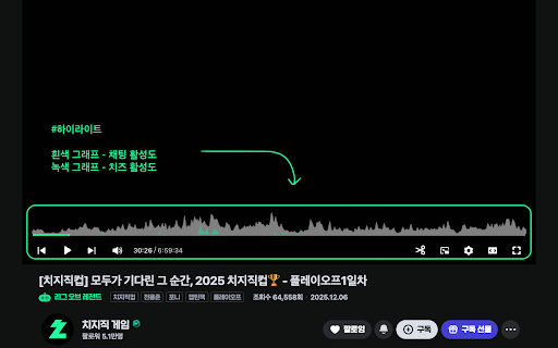 Chzzk VOD Highlighter - 치지직 다시보기 하이라이터 screenshot