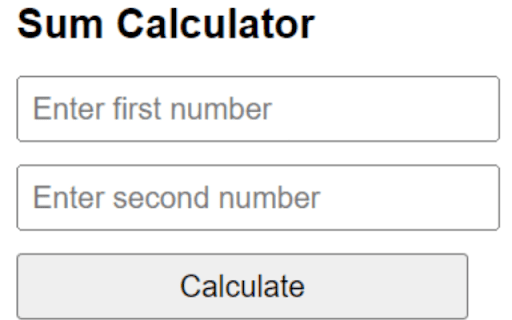 Sum Calculator screenshot