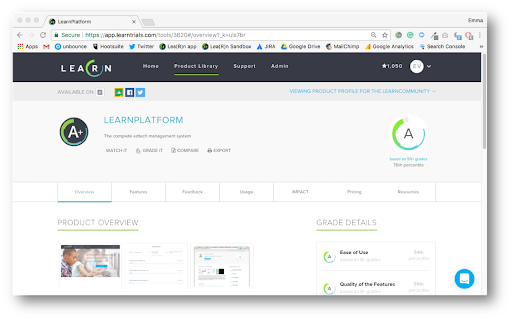 LearnPlatform for Students screenshot