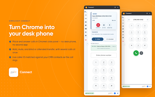 SimpleVoIP Connect screenshot