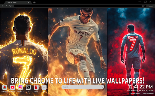 Cristiano Ronaldo Live Wallpaper screenshot