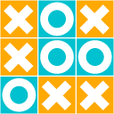 Colorful Tic-Tac-Toe icon