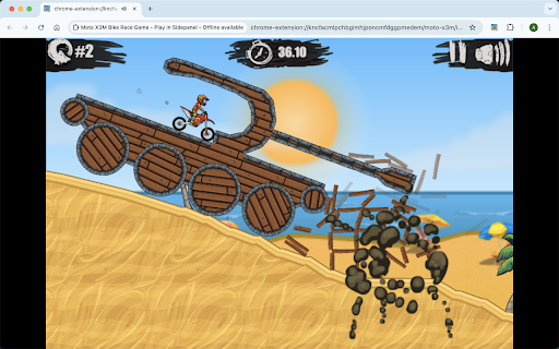 Moto X3M Bike Race Game in Browser - Free & Offline available screenshot