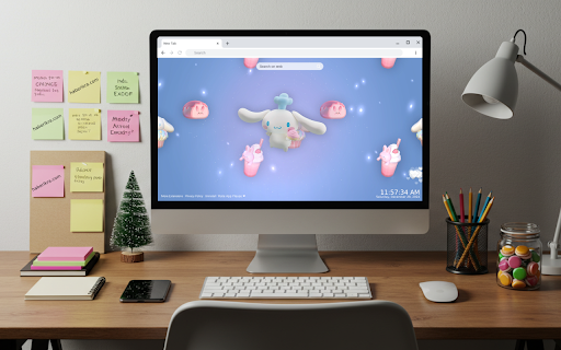 Cinnamoroll New Tab Live Wallpaper screenshot