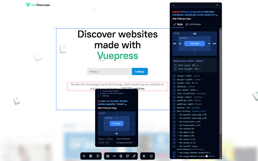 Inspect CSS screenshot