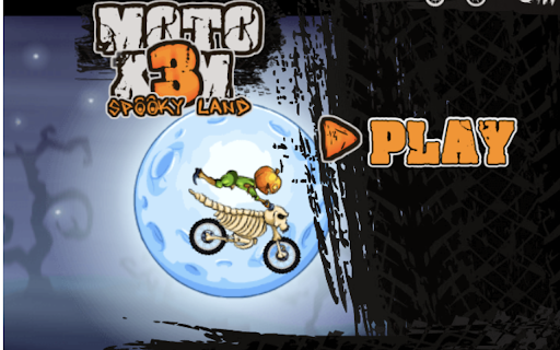 Moto x3m Spooky Land Game screenshot