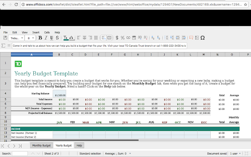 XLS Editor screenshot