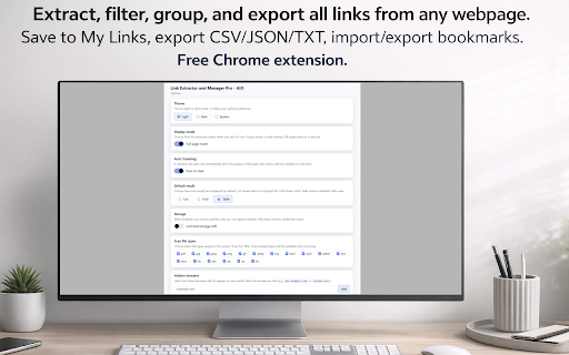 Link Extractor and Manager Pro - AIO screenshot