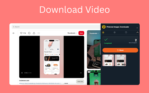 Pinterest Images Downloader - Pinterest Video Downloader screenshot