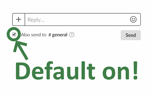 Also Send To Slack Channel Checker screenshot