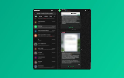 Blur & Lock for WhatsApp Web screenshot