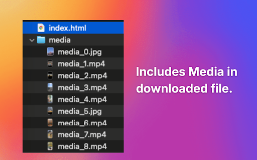 Insta Chat Backup - Export DMs in HTML with Media screenshot