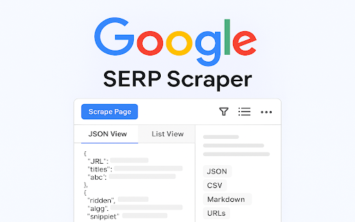 Google SERP Scrapper screenshot