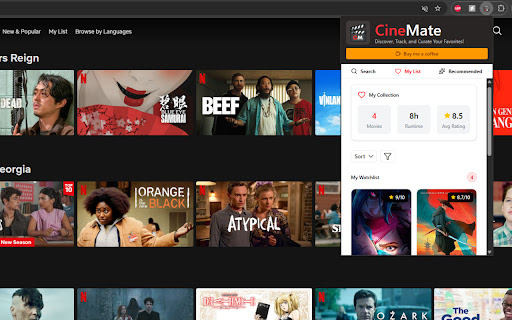 CineMate: AI-Powered Netflix Movie Companion screenshot