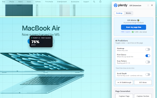 Plerdy UX & Usability Testing screenshot