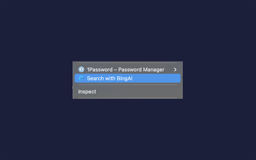BingAI Anywhere - Use BingChat Anywhere screenshot