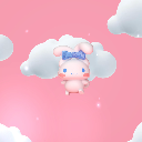 Cinnamoroll Flying in Clouds Live Wallpaper icon