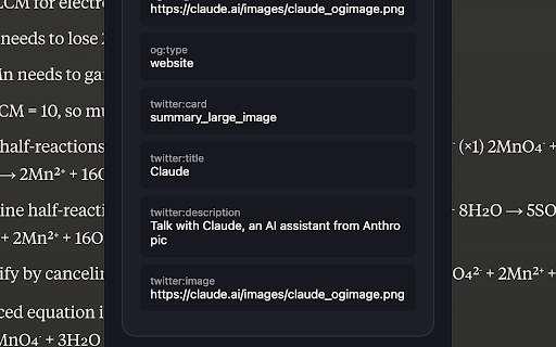MetaPeek - Open Graph Viewer screenshot