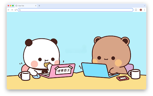 Bubu Dudu Wallpapers New Tab - Kawaii Backgrounds screenshot