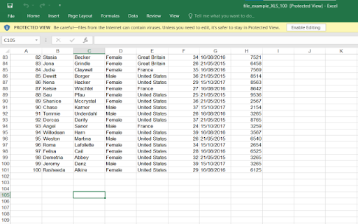 Converter for Excel screenshot