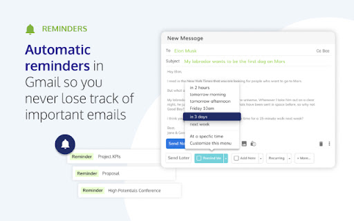 RightInbox: Email Reminders, Tracking, Notes screenshot