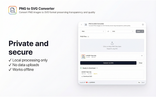 PNG to SVG screenshot