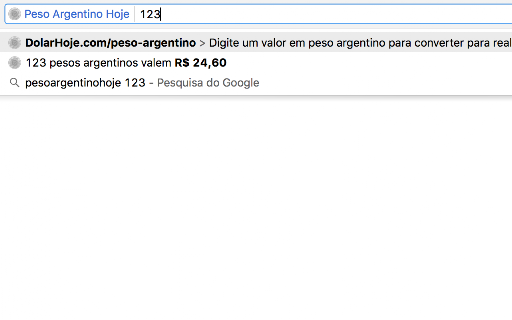 Peso Argentino Hoje screenshot