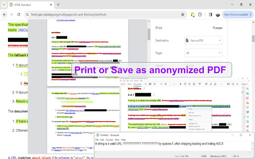 Web Highlighter, Eraser, Black out marker and Multi copy tool screenshot