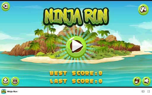 Ninja Run Game in Browser - Free & Offline available screenshot