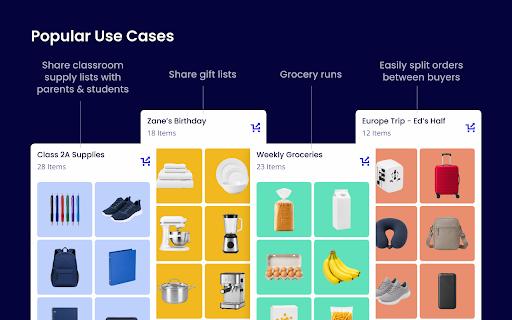 Share-A-Cart – Easily Share Shopping Carts screenshot