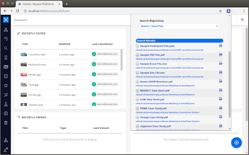 Nuxeo Dev Tools screenshot