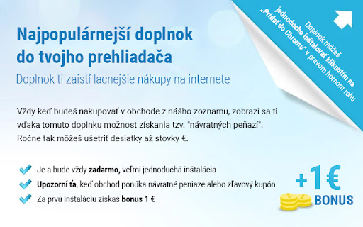NávratnéPeniaze.sk Pripomienkovač screenshot