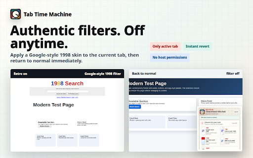 Tab Time Machine screenshot