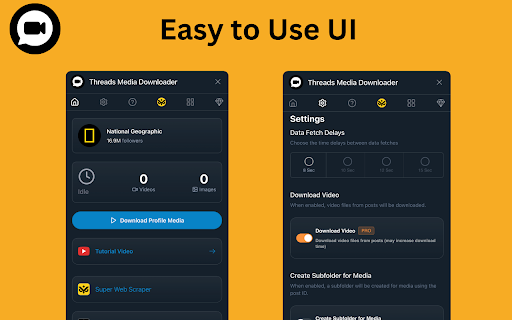 Media Downloader for Thread screenshot