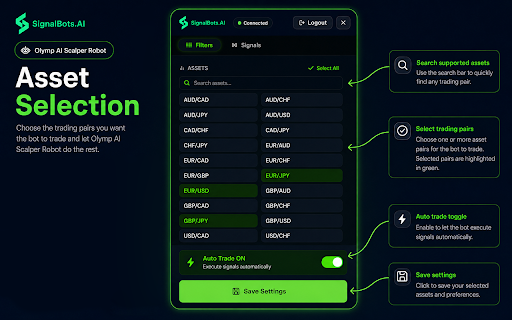 Olymp AI Scalper Robot screenshot