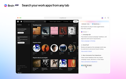 Brain MAX: One AI for Any Page - Chat, Search & Work with ClickUp AI screenshot