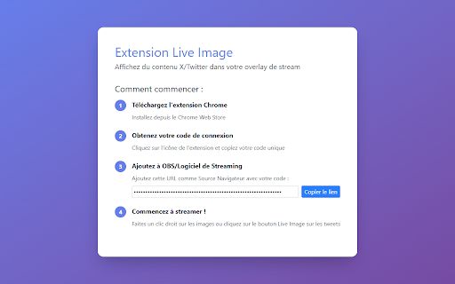Live Image - X/Twitter to Stream Overlay screenshot
